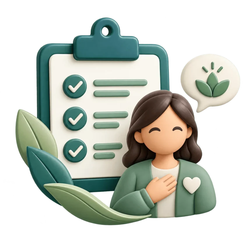 Icono de orientación y valoración para personas cuidadoras