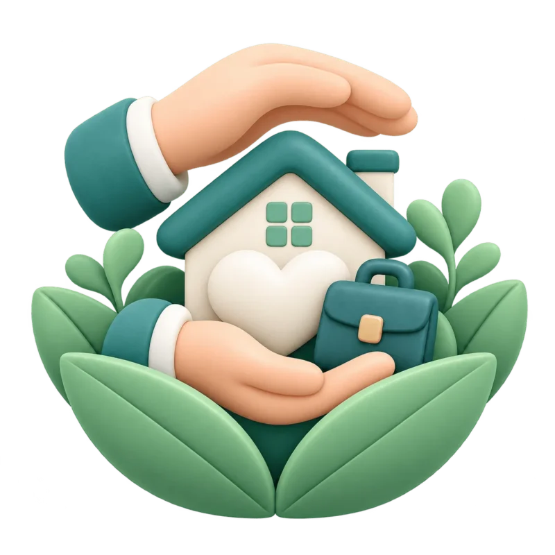 Icono de relevo del cuidador familiar durante la jornada laboral